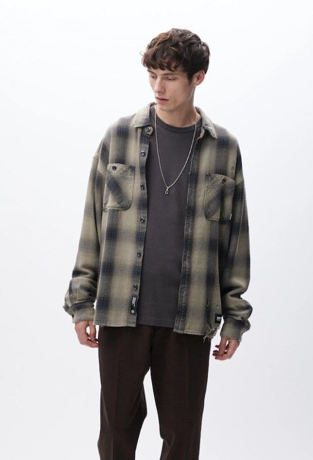 おせち様用　SAVAGE BLOCK HOMBRE CHECK SHIRT