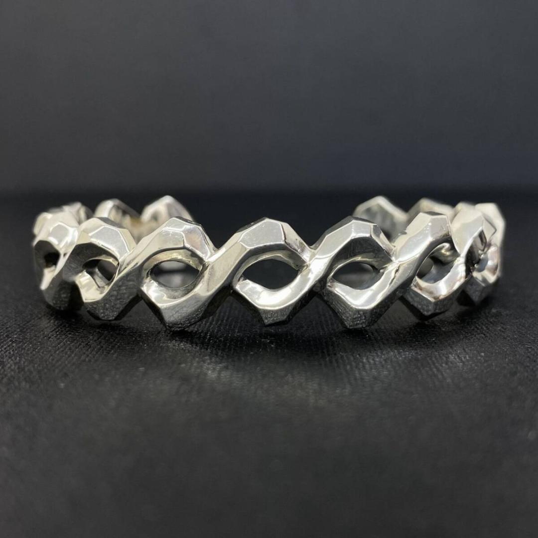 美品 GARNI Hermes Bangle シルバー 925 エルメスバングル