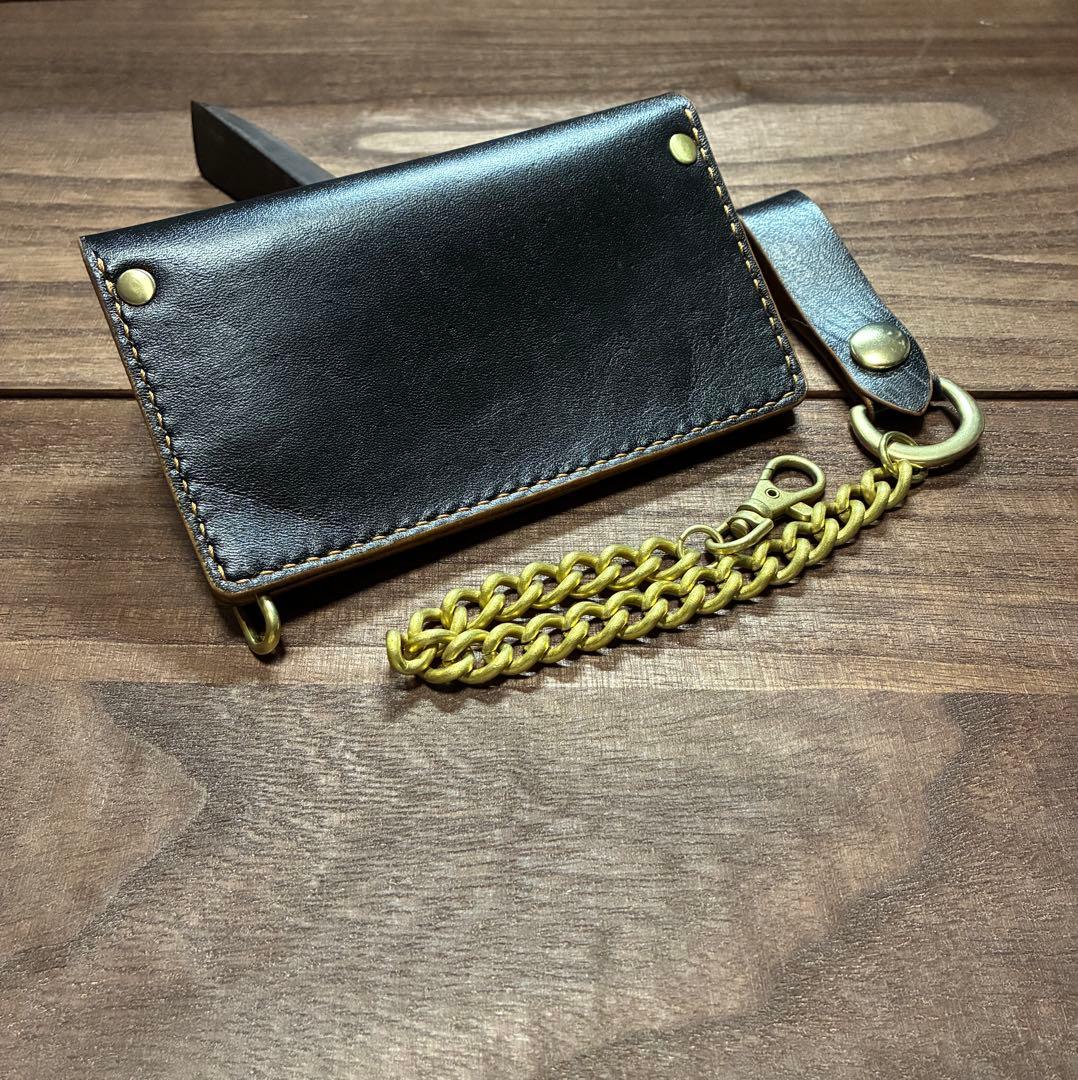 本革ミドルトラッカーウォレット
