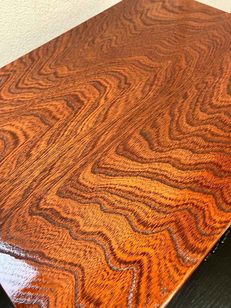 天然木、アクセサリーケース、宝石入れ、収納箱、インテリア、区切り変更可能、(大)