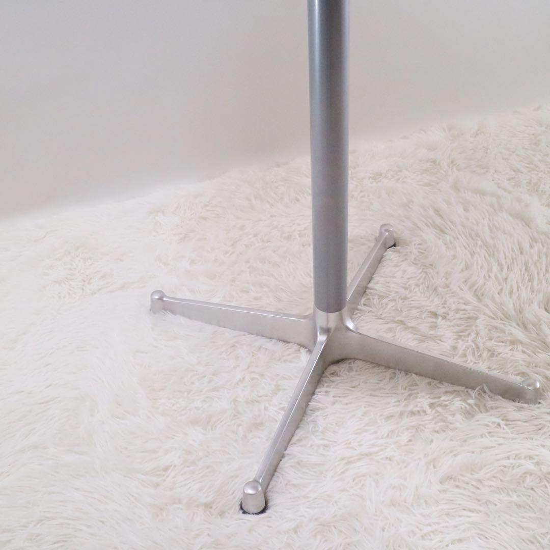 カフェテーブル 円形 丸テーブル ダイニングテーブル 一本脚 シンプル モダン