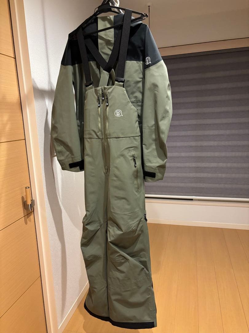 アンファッジ　上下　unfudge PEEP JACKET BIB PANTS
