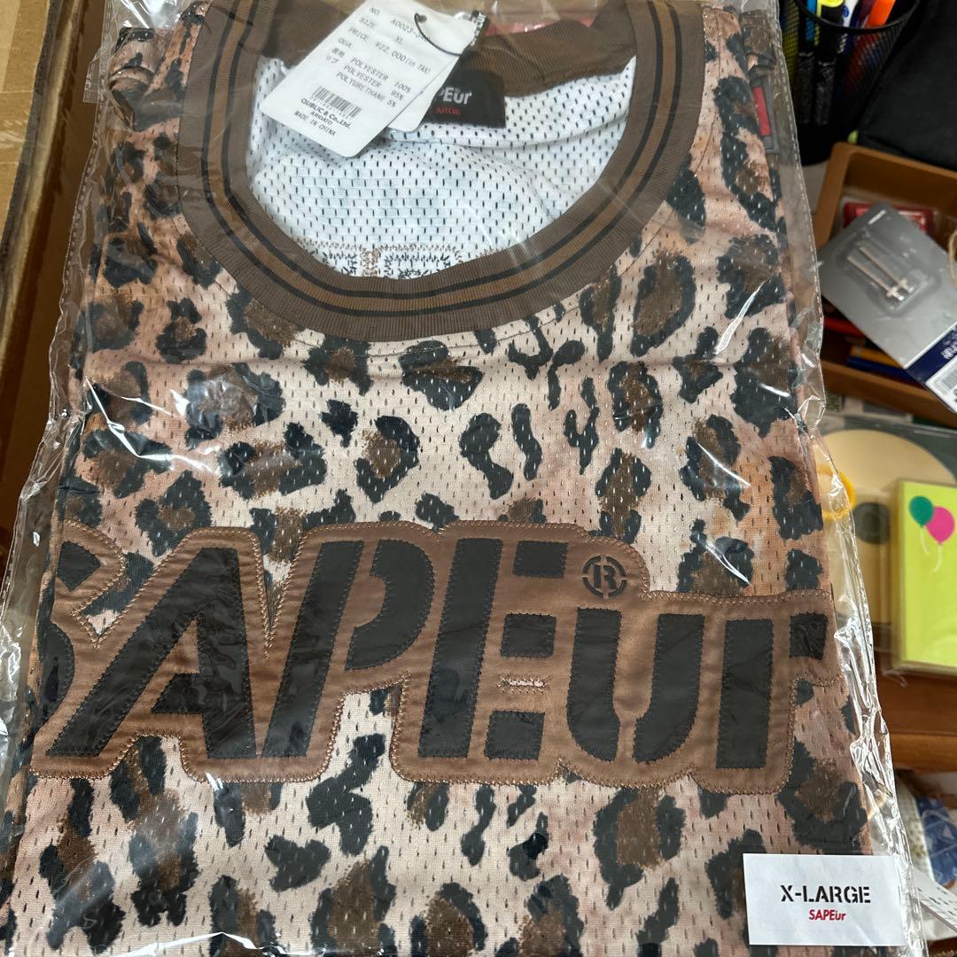 SAPEuR ヒョウ柄タンクトップ X-LARGE