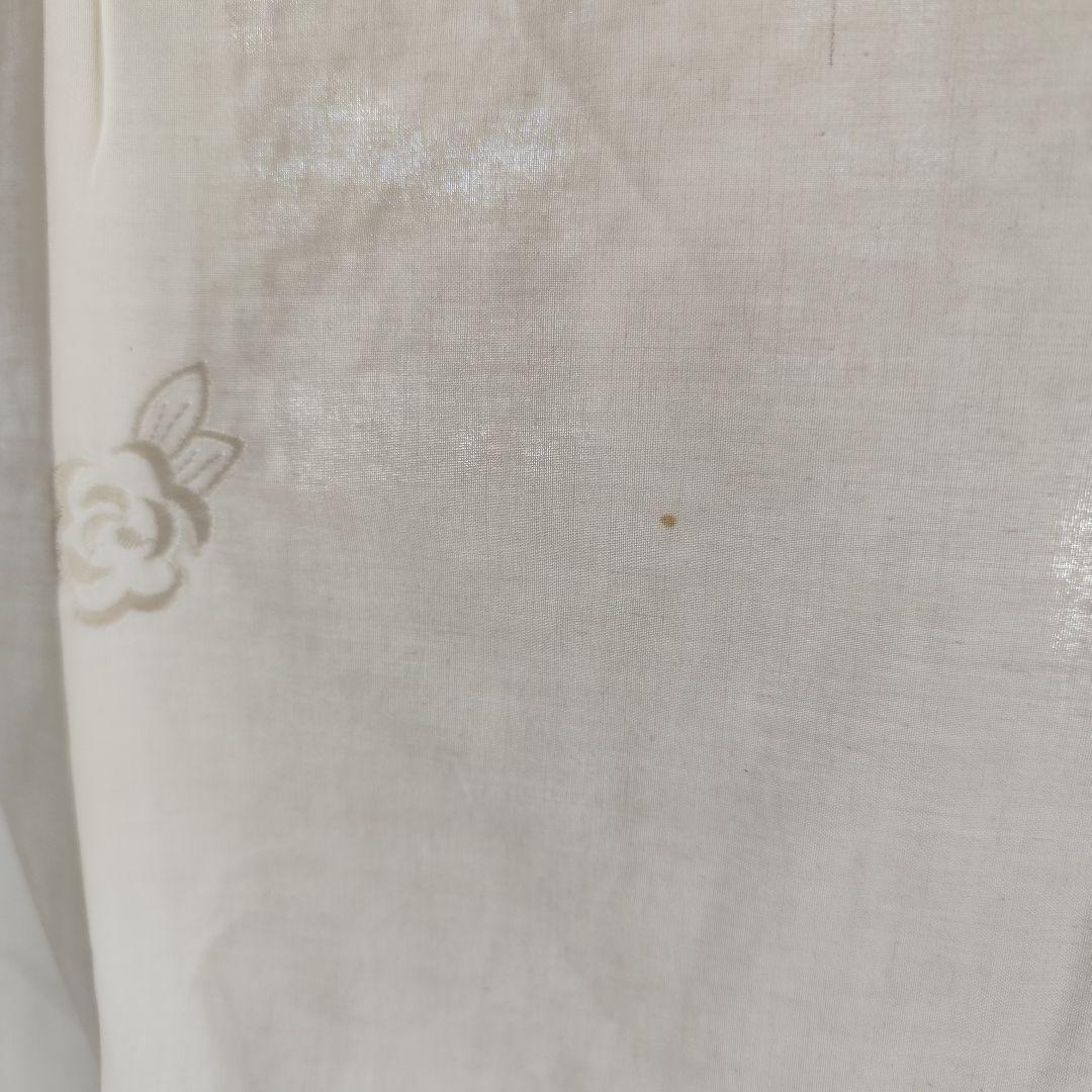 イギリスVintage　薔薇モチーフ　カットワーク　カーテン　180×180