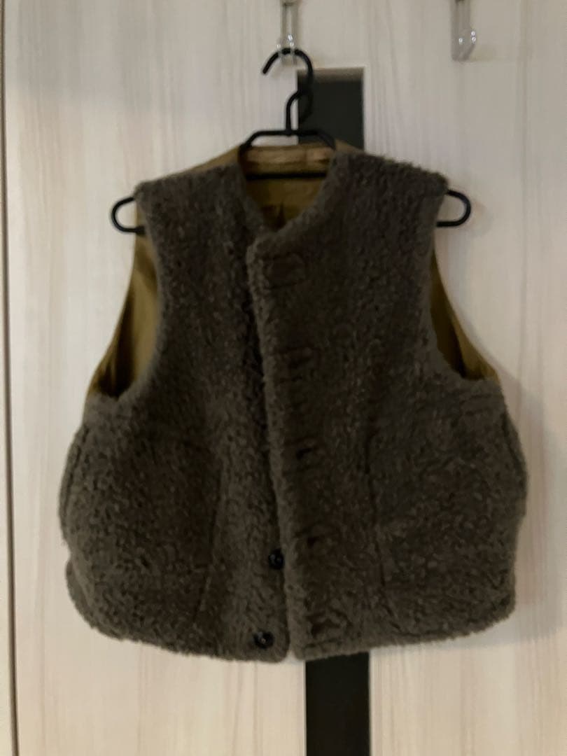 45R ウールボア×ナイロンのベスト　Mサイズ