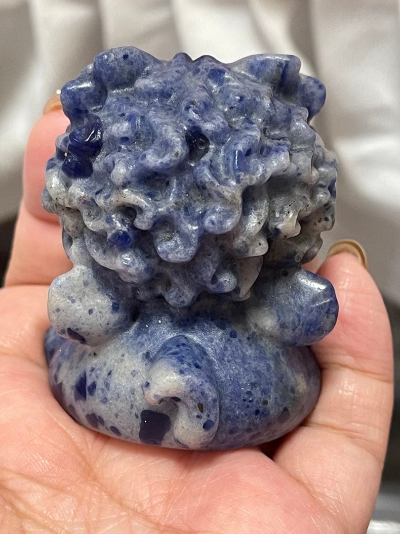 ラピスラズリ 呑金獣　お金食い子 天然石　2点セット