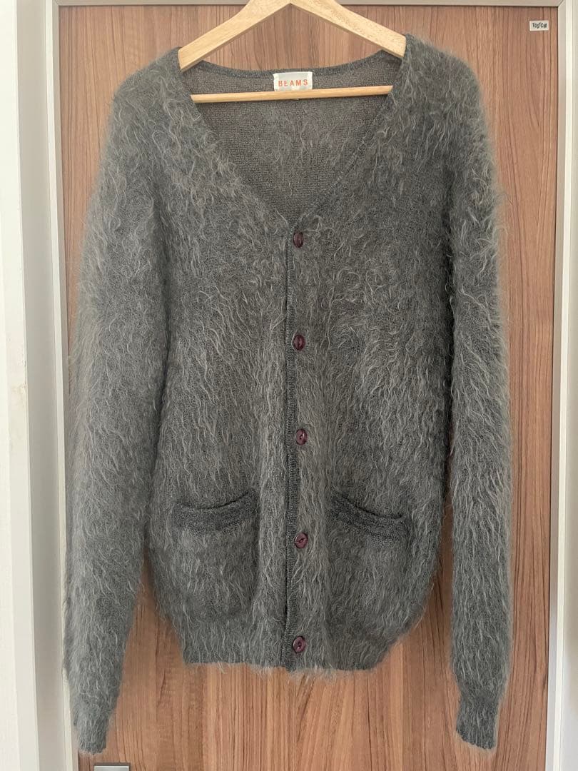 T*】様 BEAMS　旧タグ　モヘアカーディガン　モヘア60%
