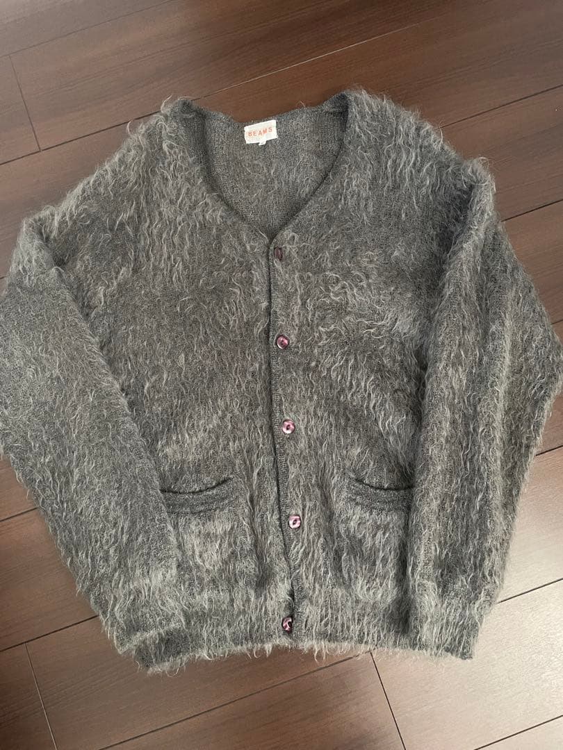 T*】様 BEAMS　旧タグ　モヘアカーディガン　モヘア60%