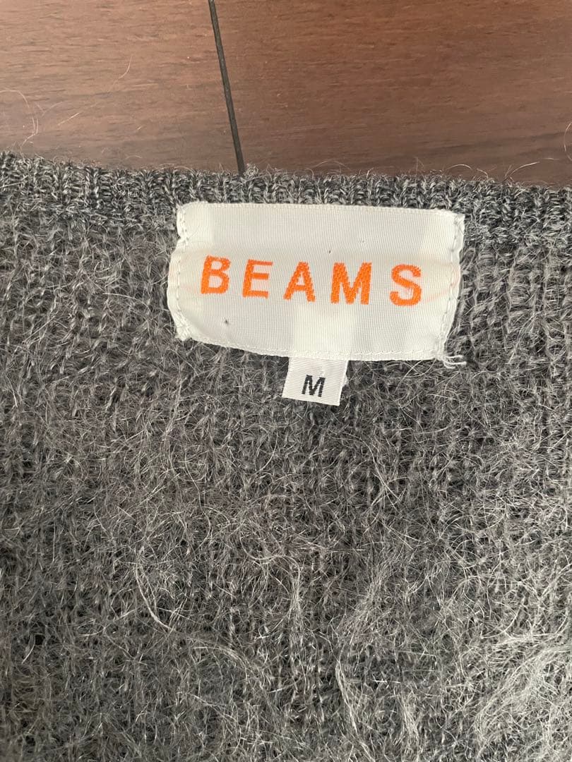 T*】様 BEAMS　旧タグ　モヘアカーディガン　モヘア60%