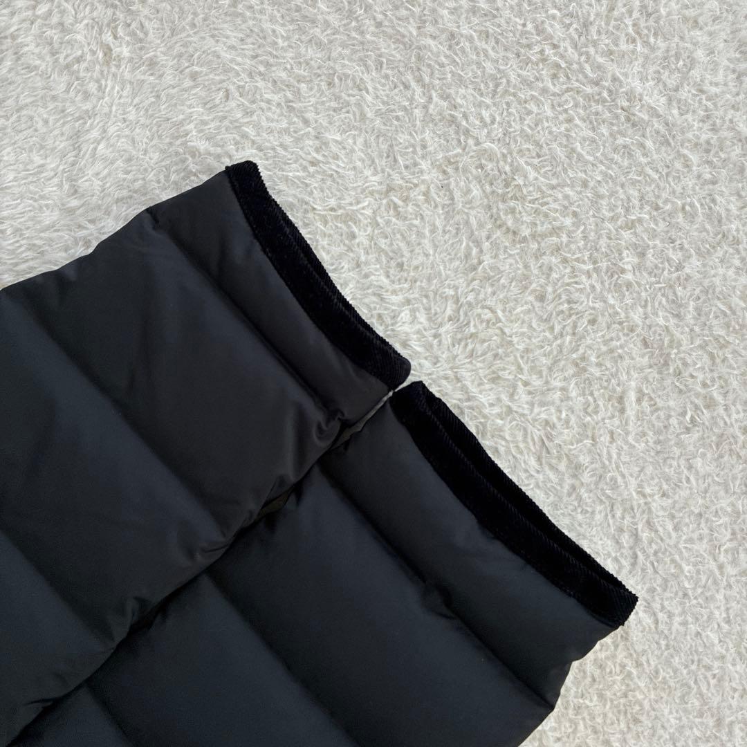 美品 バンソンエミレイユ ステッチレスダウンカーディガン 黒 ダウンジャケット