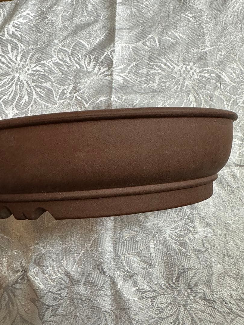 鉢　盆栽鉢　陶器　落款あり