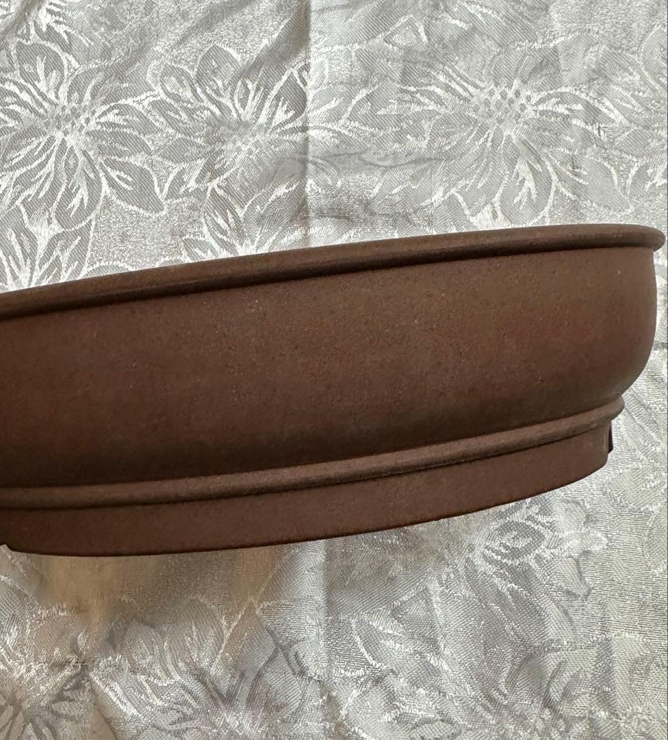 鉢　盆栽鉢　陶器　落款あり