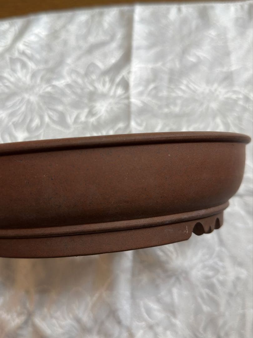 鉢　盆栽鉢　陶器　落款あり