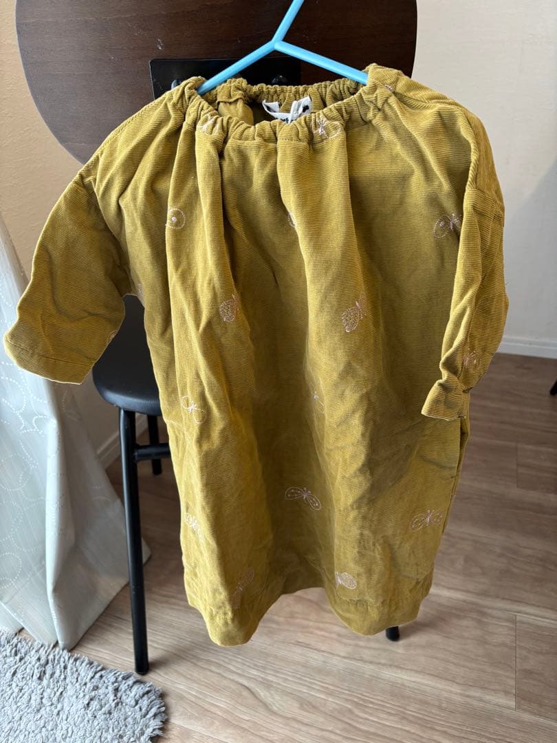 【美品】ミナペルホネン　choucho ワンピース　サイズ90 キッズ　ベビー服