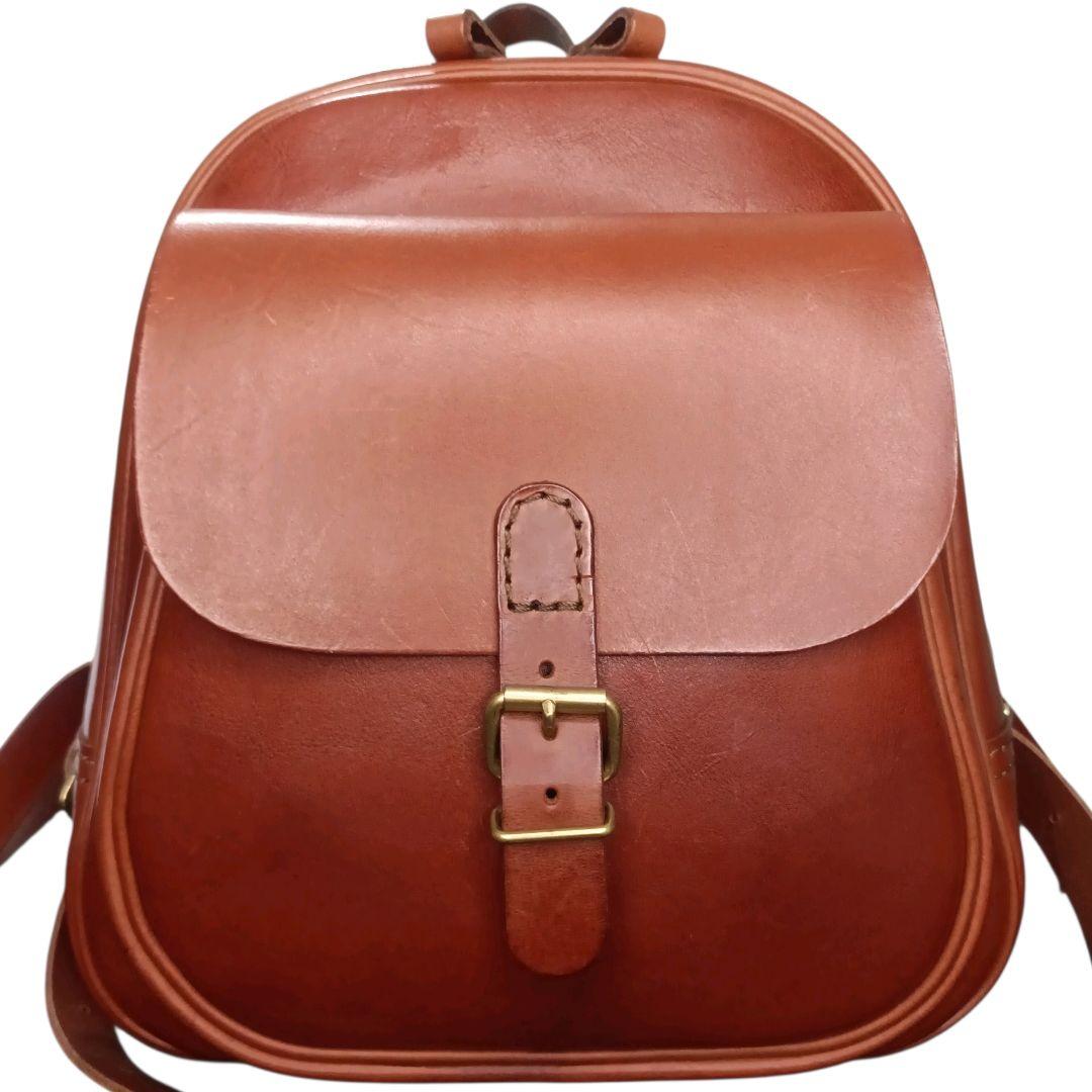 現行✨HERZ コロンとした可愛いフォルムの前ポッケミニリュック R20 チョコ