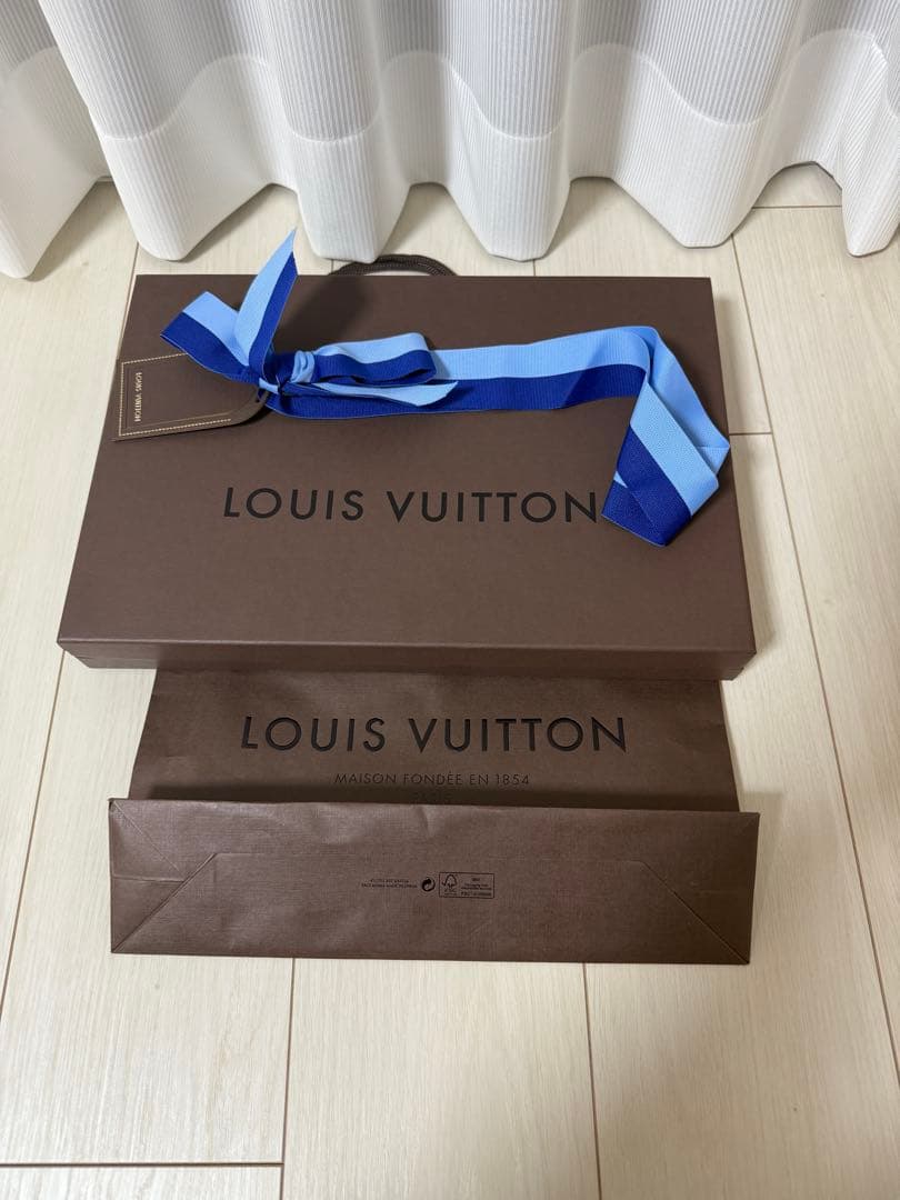 Louis Vuitton マフラー ブラウン ブラック