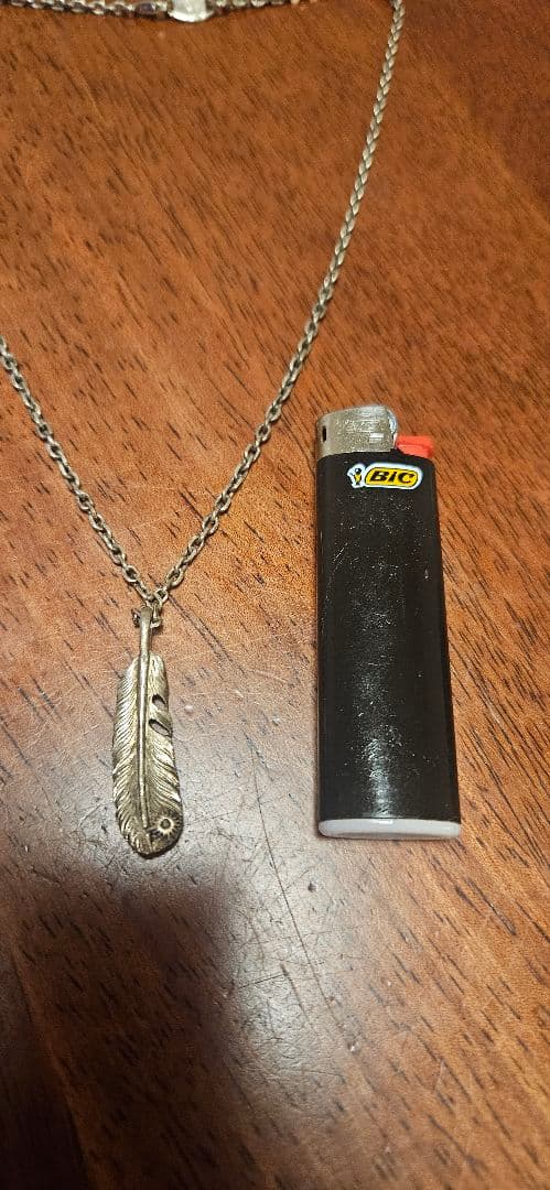 Arizona Silver 羽根モチーフ ネックレス