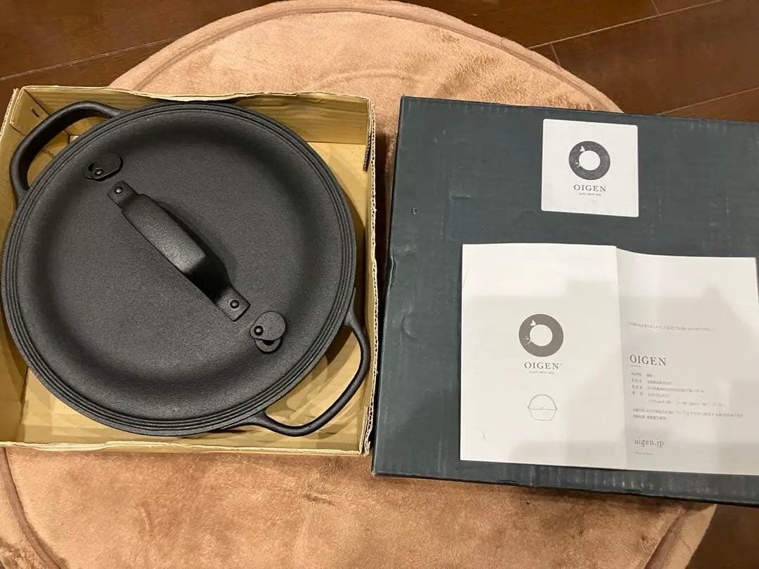 ふとっちょ 様 OIGEN 南部鉄器 クックトップ 丸 浅型 24cm