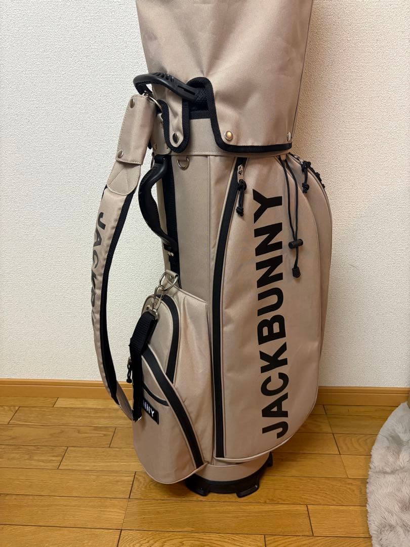 【JACK BUNNY!!】ゴルフ５限定 ジャックバニー キャディバッグベージュ