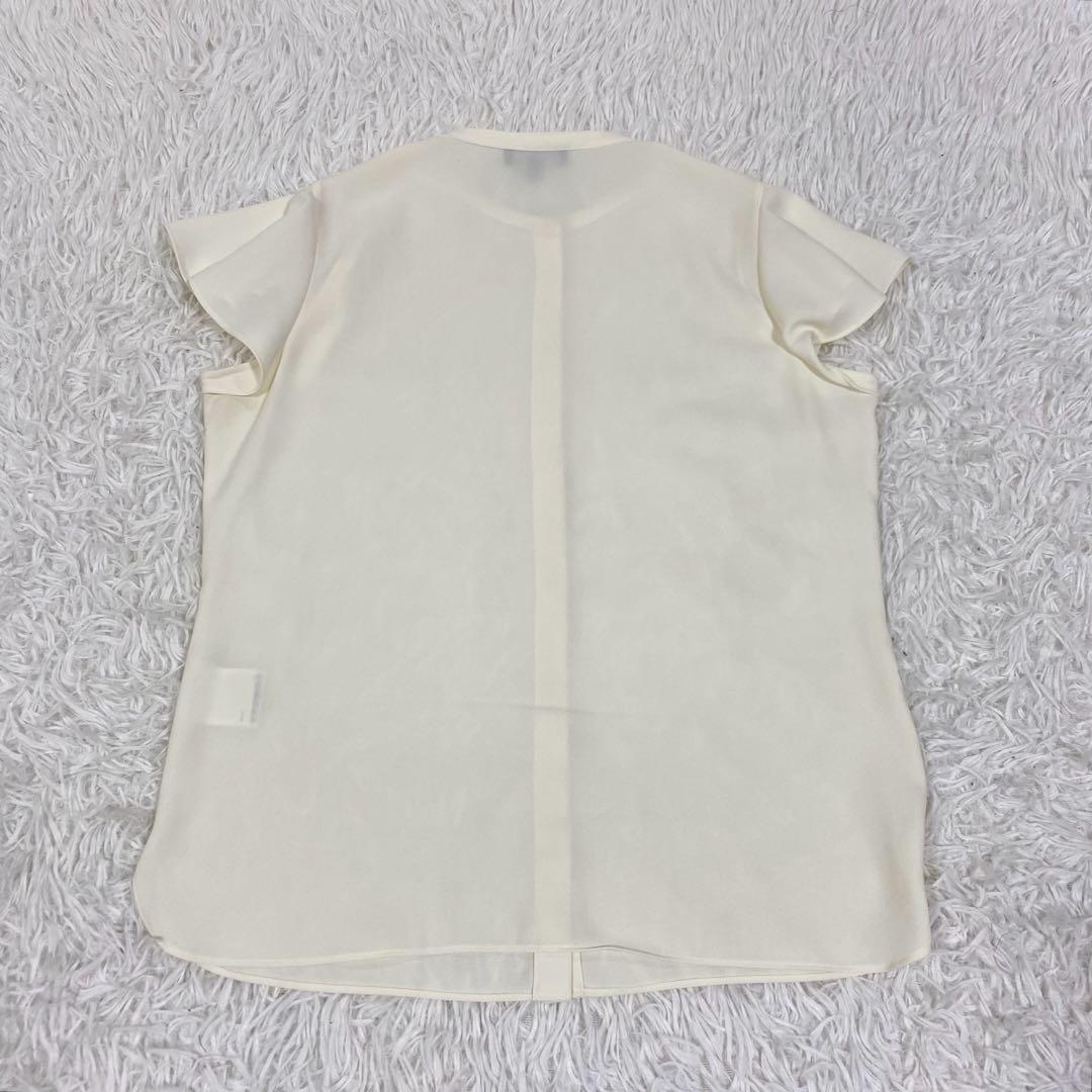 美品✨23SS Theory BD RUFFLE SLEEVE TP ホワイト