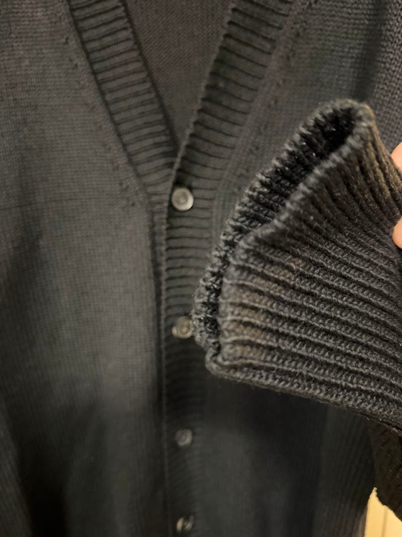 AURALEE 厚手カーディガン　黒サイズ4