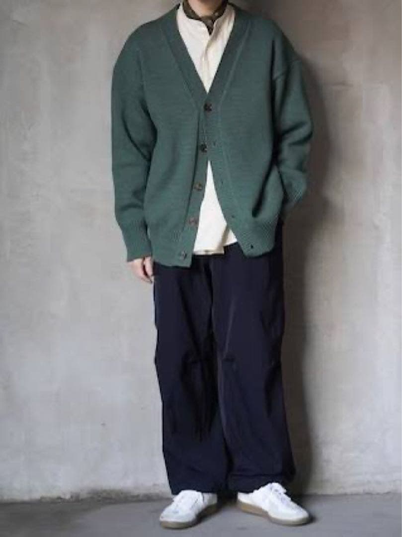 AURALEE 厚手カーディガン　黒サイズ4