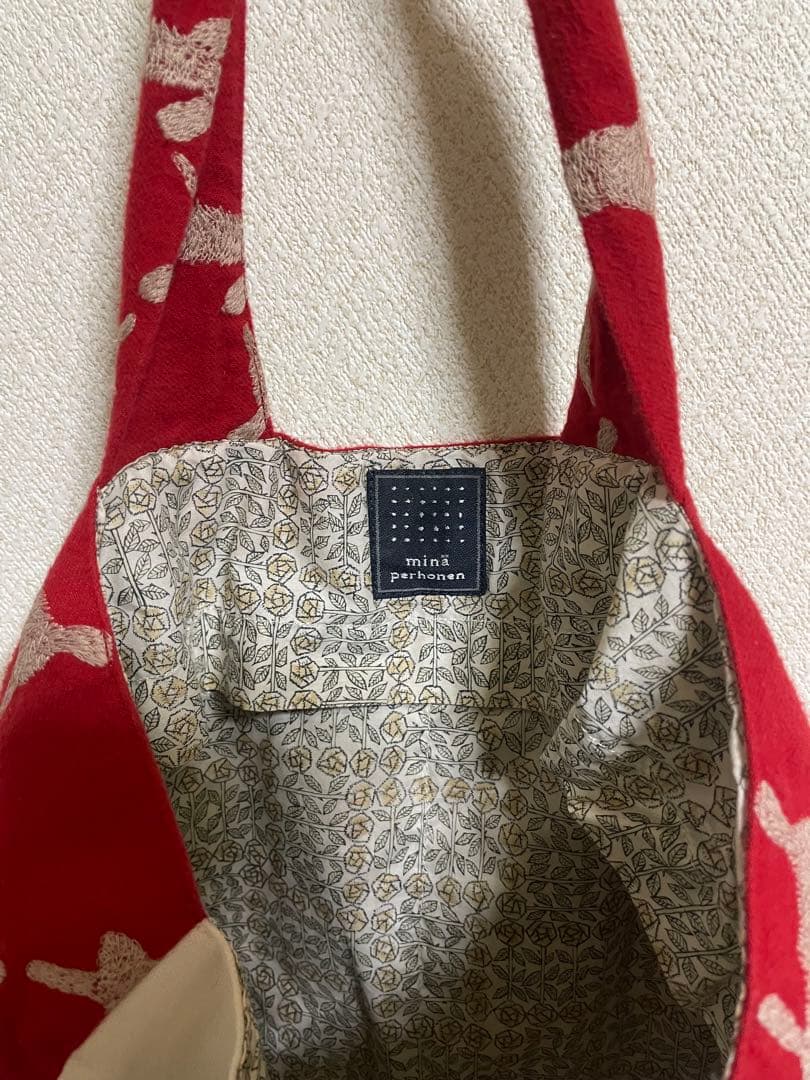 ミナペルホネン パニーニ バッグ　run run run ×bird オーダー