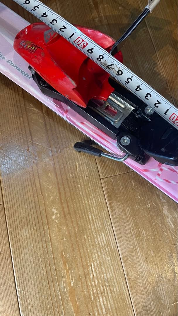 カービングスキー板96cmセットストックBXB子供ジュニアキッズ女の子ピンク