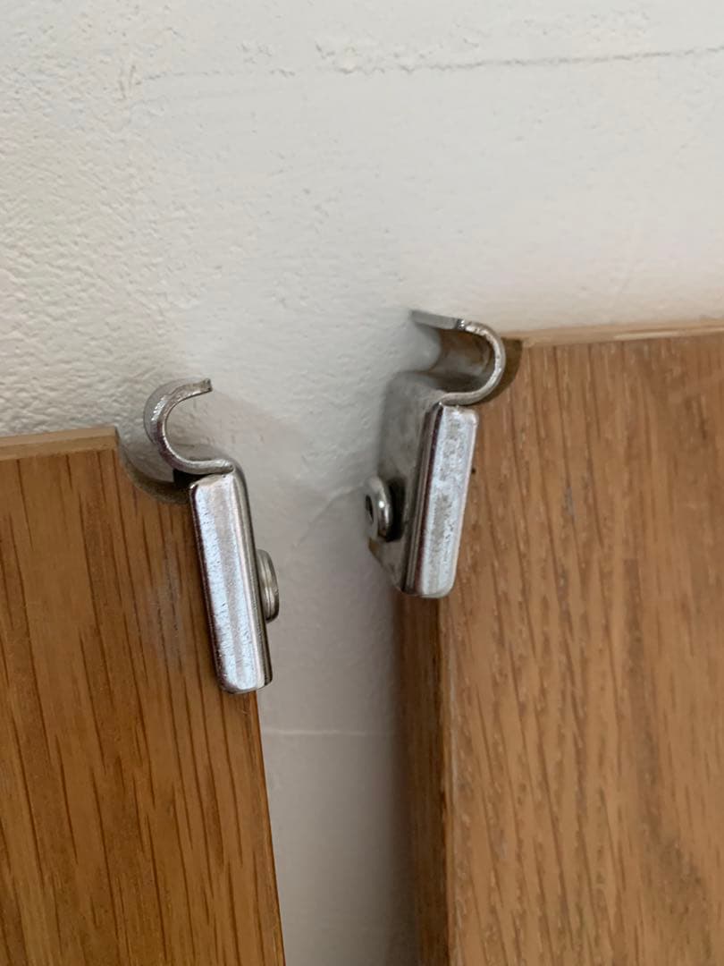 無印良品　ステンレスユニットシェルフ　オーク材　120cm