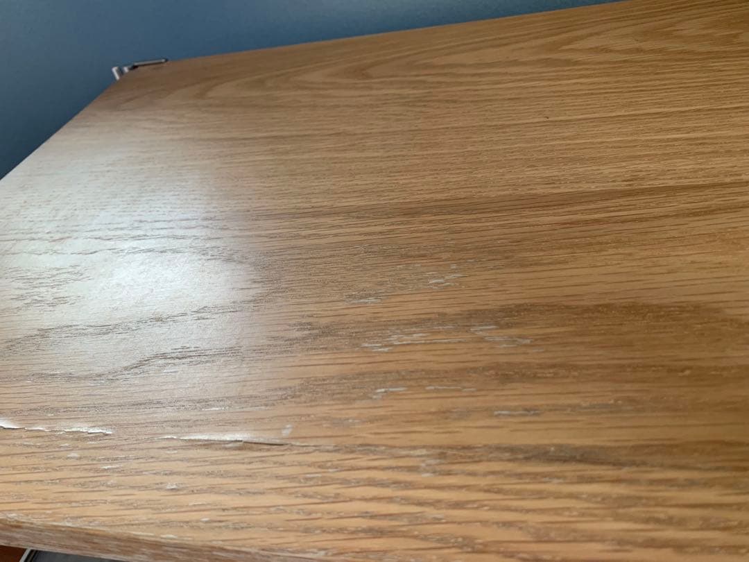 無印良品　ステンレスユニットシェルフ　オーク材　120cm