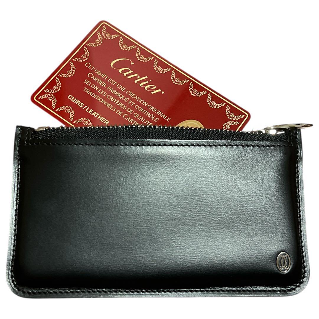 Cartier カルティエ  キーケース レザー 黒 ギャランティ付 美品