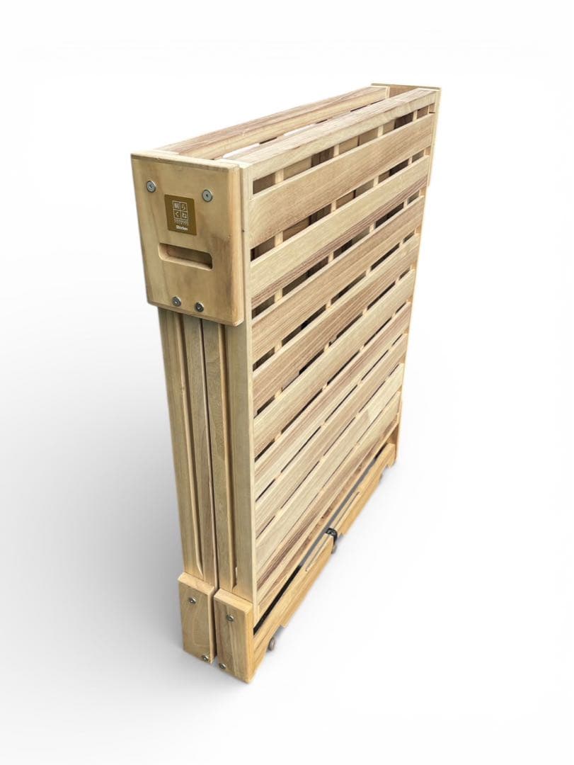 桐らくねプレミアム 折りたたみベッド シングル 木製