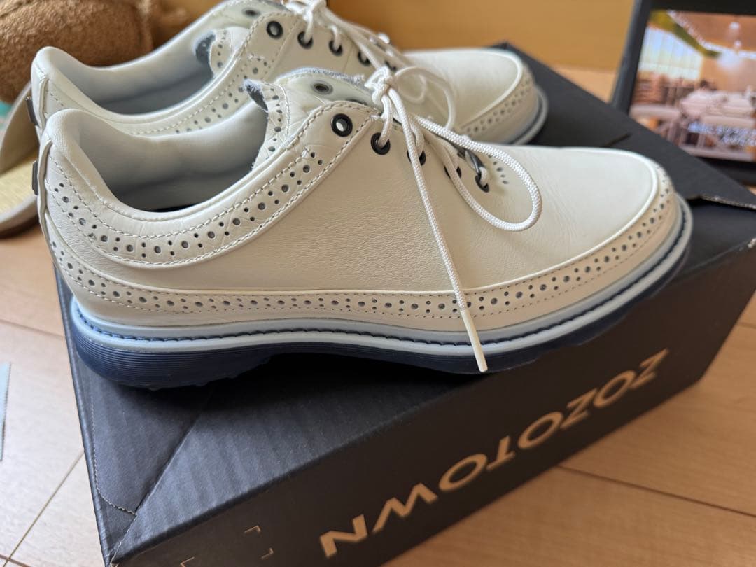 アディダス　ゴルフシューズ　mc80　23.5　スニーカー　白