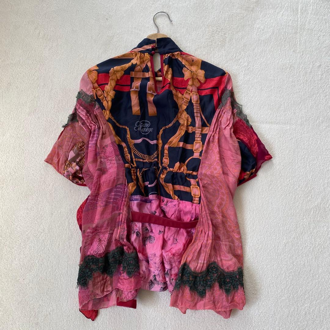 ストール付✨ベルト付✨sacai 17SS 再構築 プルオーバー ブラウス