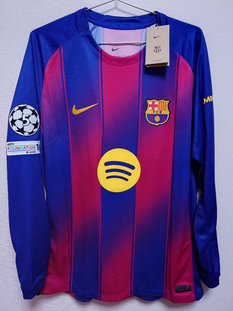 NIKE　2025〜26 FCバルセロナ　レヴァンドフスキ　CL仕様