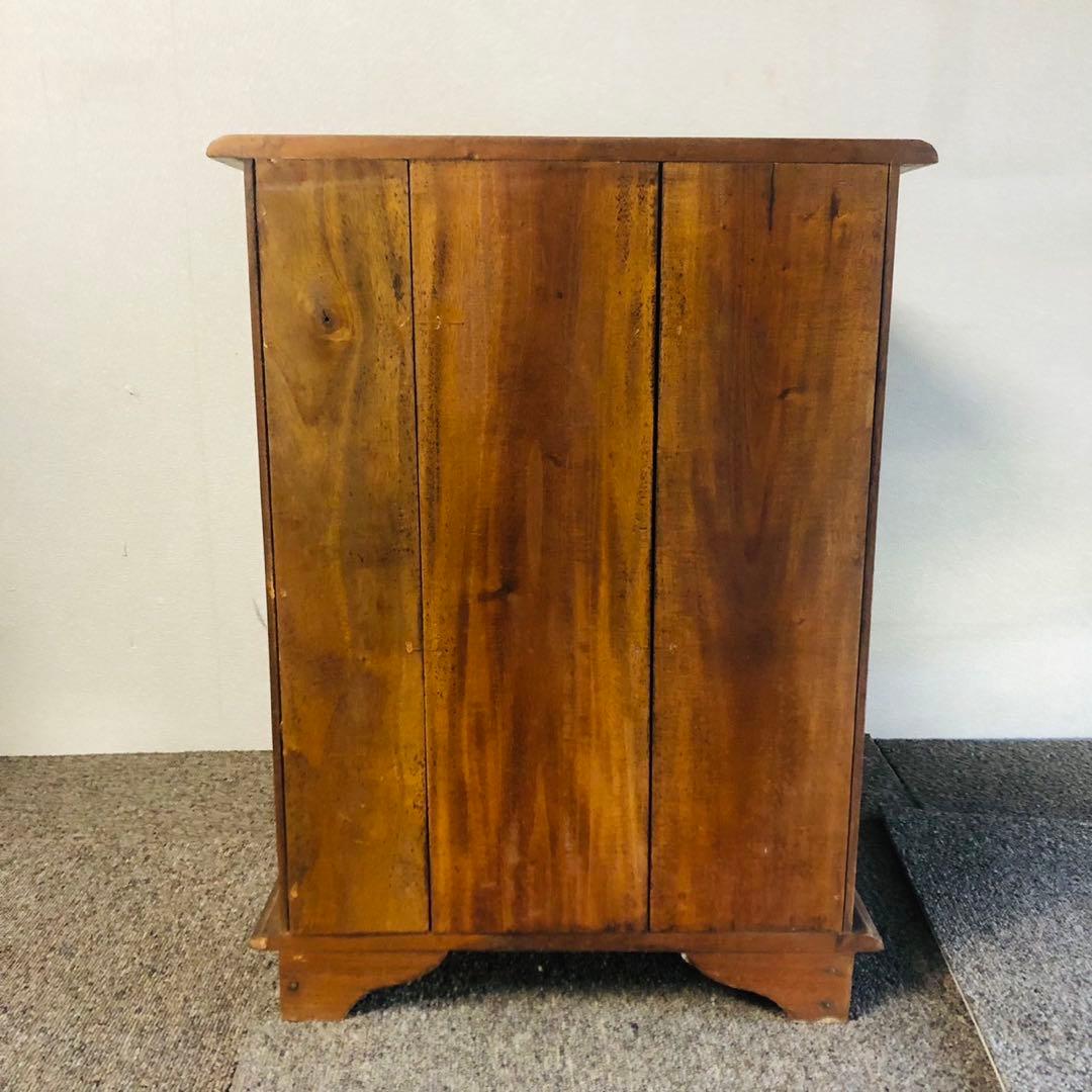 E46昭和レトロ品✨ 木製 薬箪笥 ミニチェスト 引き出し収納 木工家具