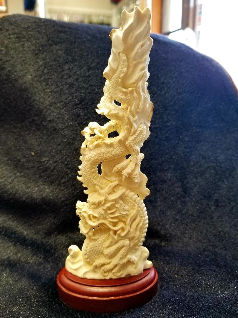 マンモス牙　龍神　20cm