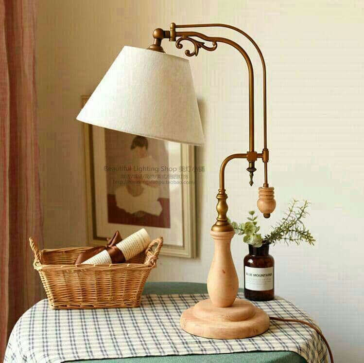 ロマンチック簡約 歐美風 デスクライトテーブルスタンド ナイトスタンド4
