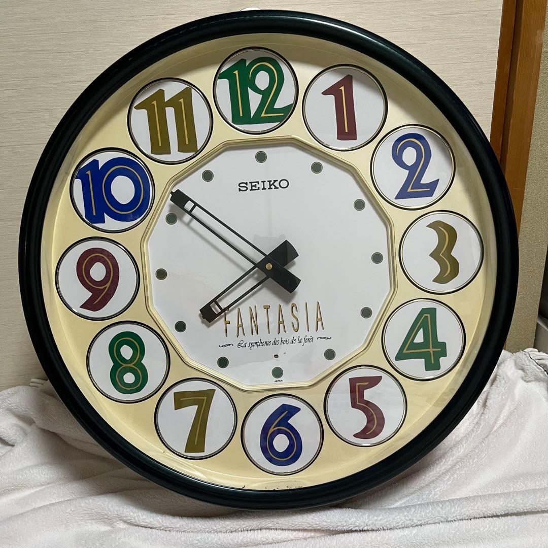 【希少品】SEIKO ファンタジア　FANTASIA カラクリ時計【動作確認済】