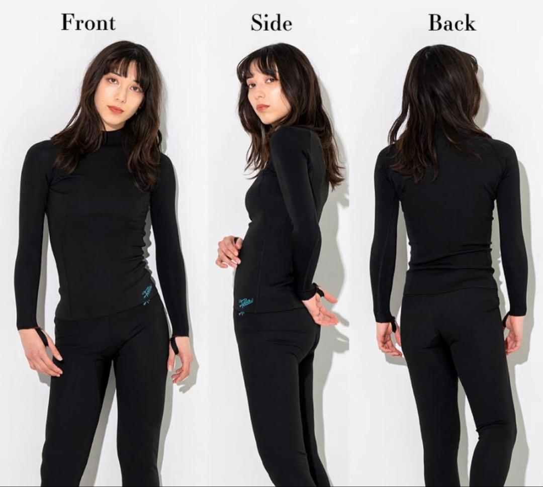 FELLOW 長袖保温インナー レディースウェットスーツ 起毛0.5mm