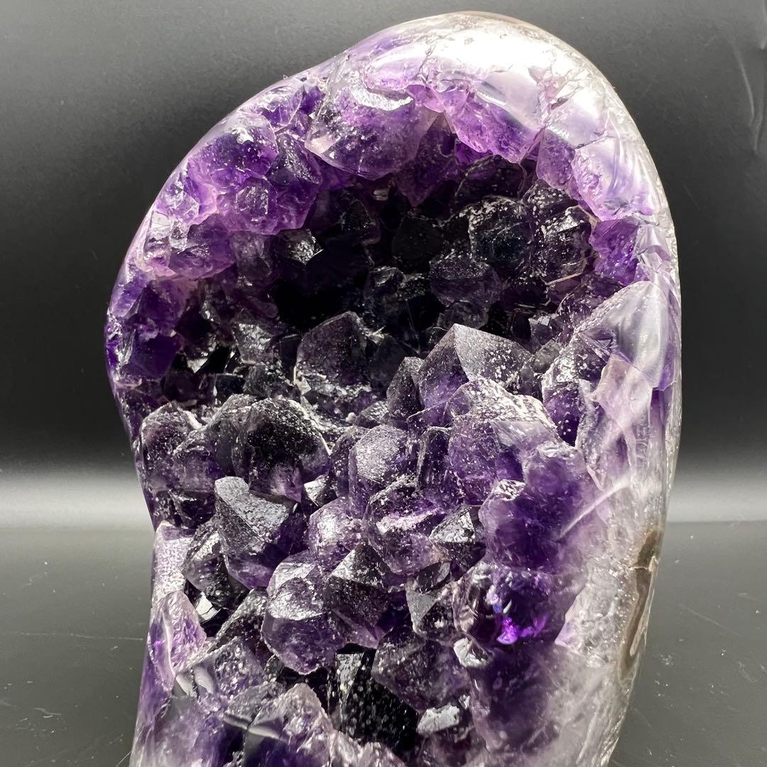 ✳️極品✨神々しい美濃紫の輝き✨最強浄化や魔除け✨特大 アメジストクラスター 原石