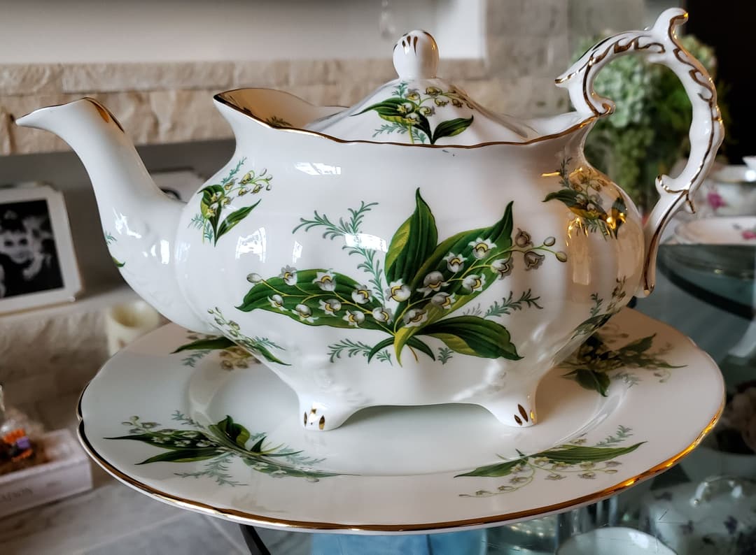 ハマースレイ B すずらん ディナープレート アンダープレート アンティーク