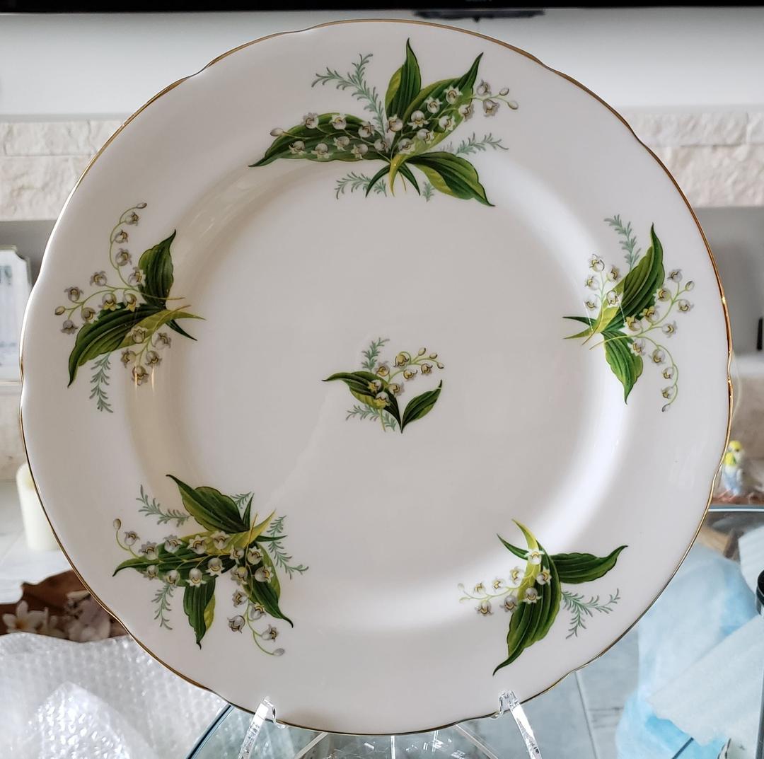 ハマースレイ B すずらん ディナープレート アンダープレート アンティーク