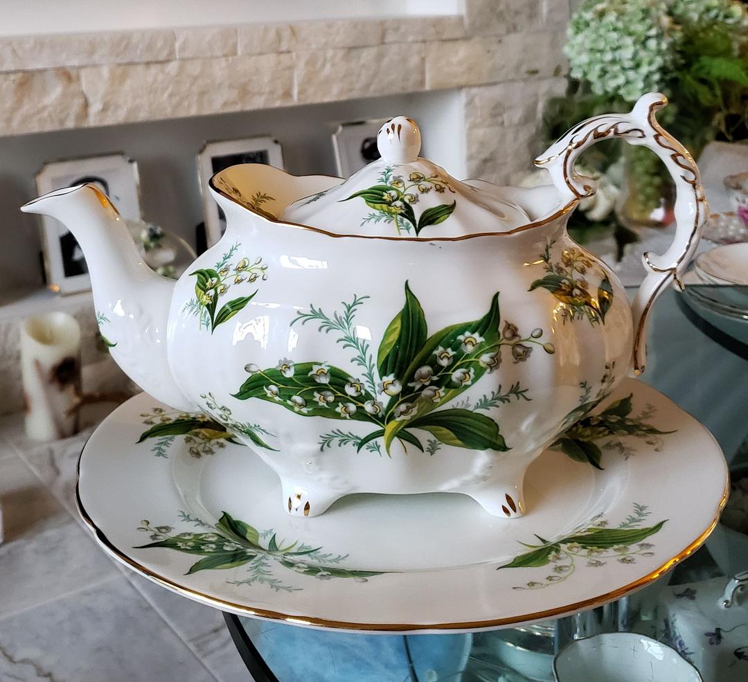 ハマースレイ B すずらん ディナープレート アンダープレート アンティーク