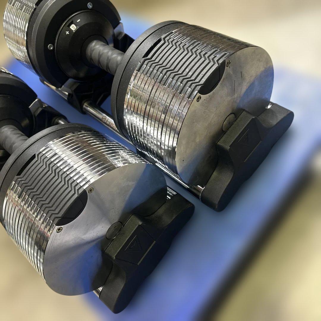 6421 【戸塚区引取り推奨】可変式ダンベル Lysin 32k 2個セット