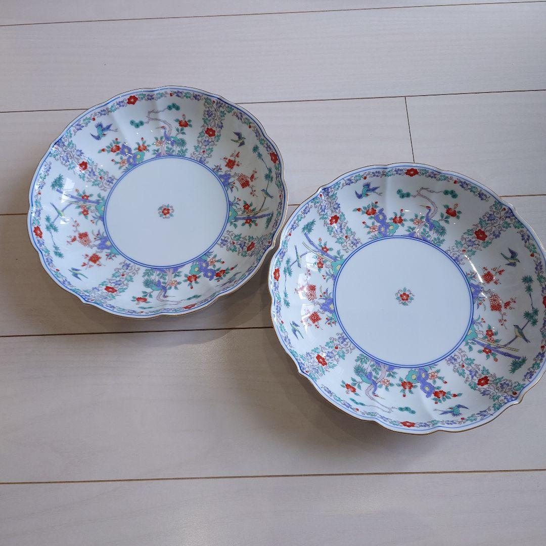 菓子器 盛鉢 大鉢 サラダボウル 有田焼 四方割松竹梅