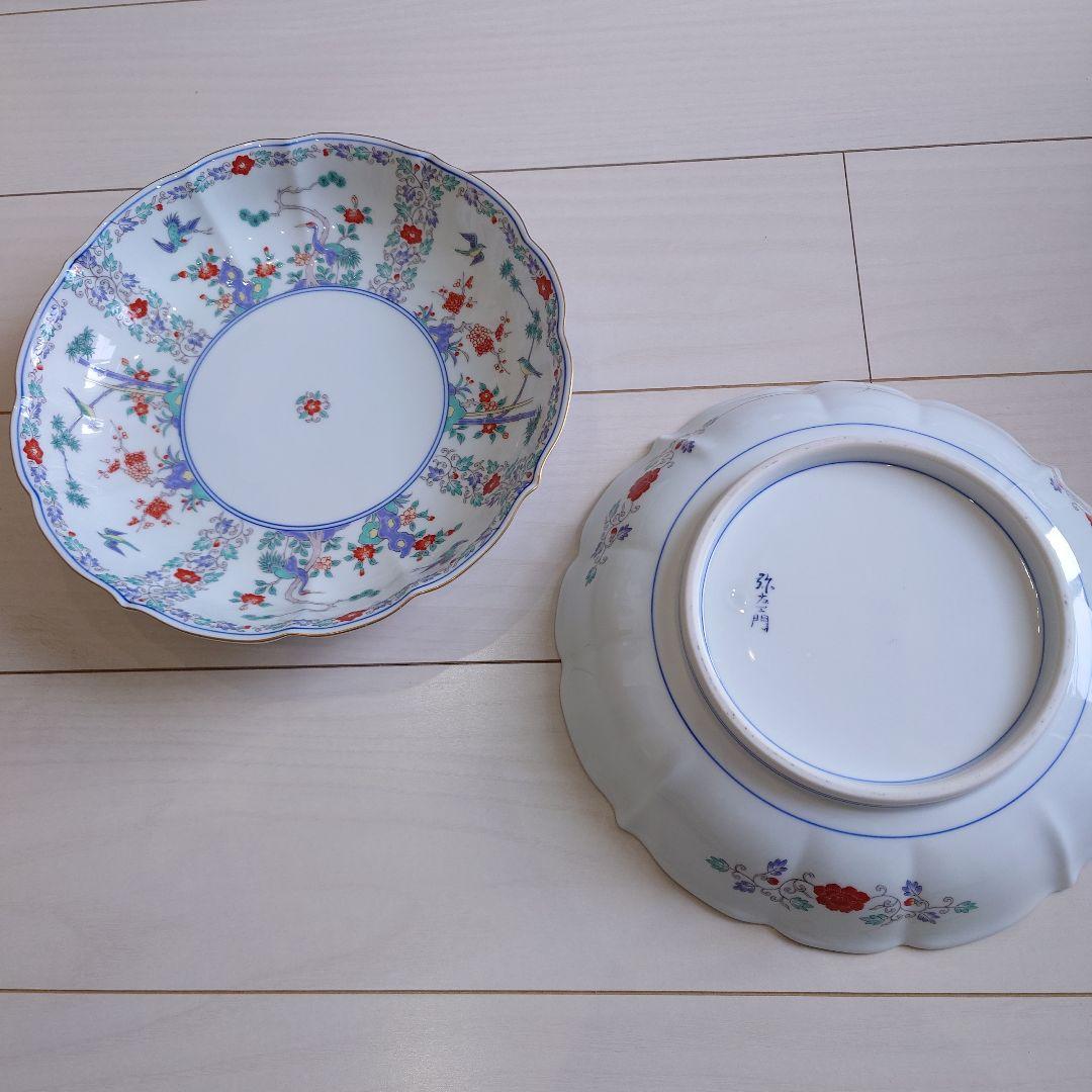 菓子器 盛鉢 大鉢 サラダボウル 有田焼 四方割松竹梅