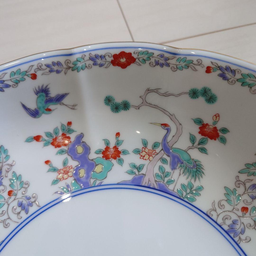 菓子器 盛鉢 大鉢 サラダボウル 有田焼 四方割松竹梅