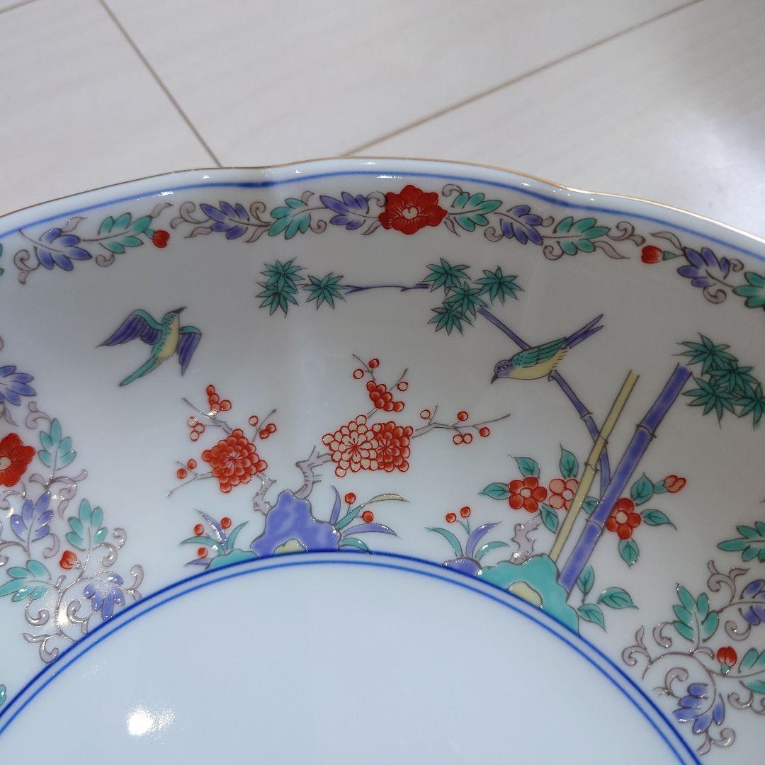 菓子器 盛鉢 大鉢 サラダボウル 有田焼 四方割松竹梅