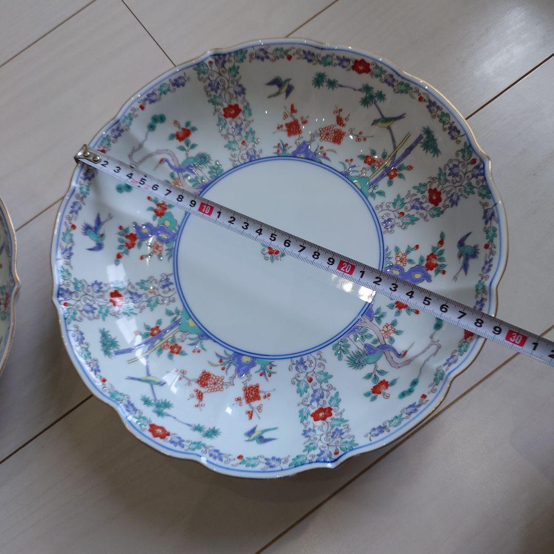 菓子器 盛鉢 大鉢 サラダボウル 有田焼 四方割松竹梅